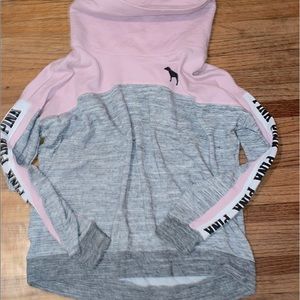 Pink both brand and color and thick and warm.